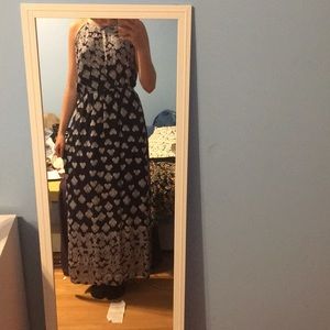 Blue maxi dress
